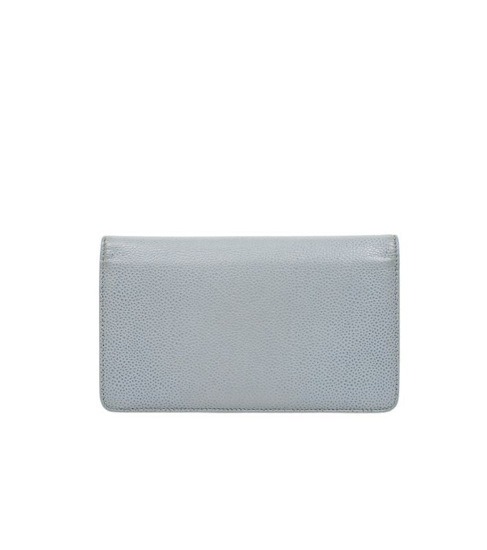 Chanel Blue Caviar Long Wallet