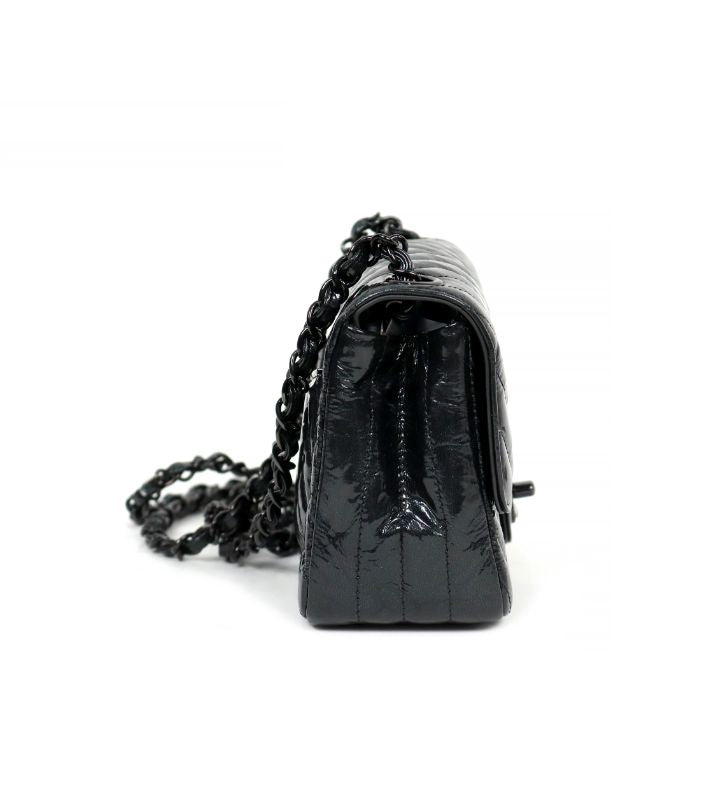 Chanel Black Chevron Petite Sac