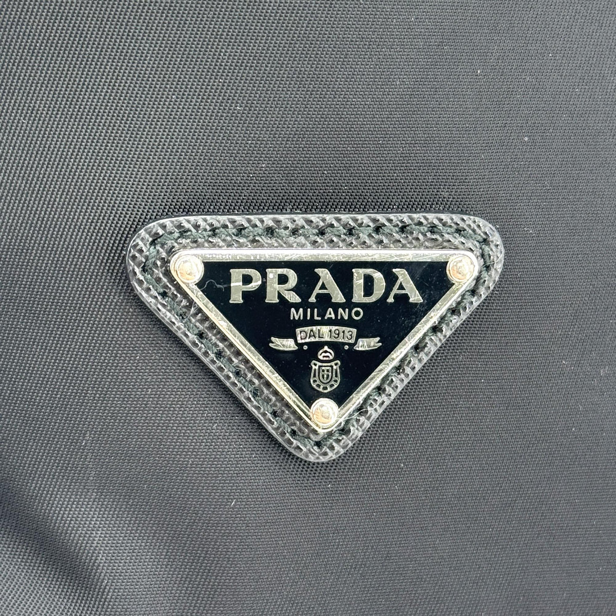Prada Re-Nylon Bucket Clutch Black