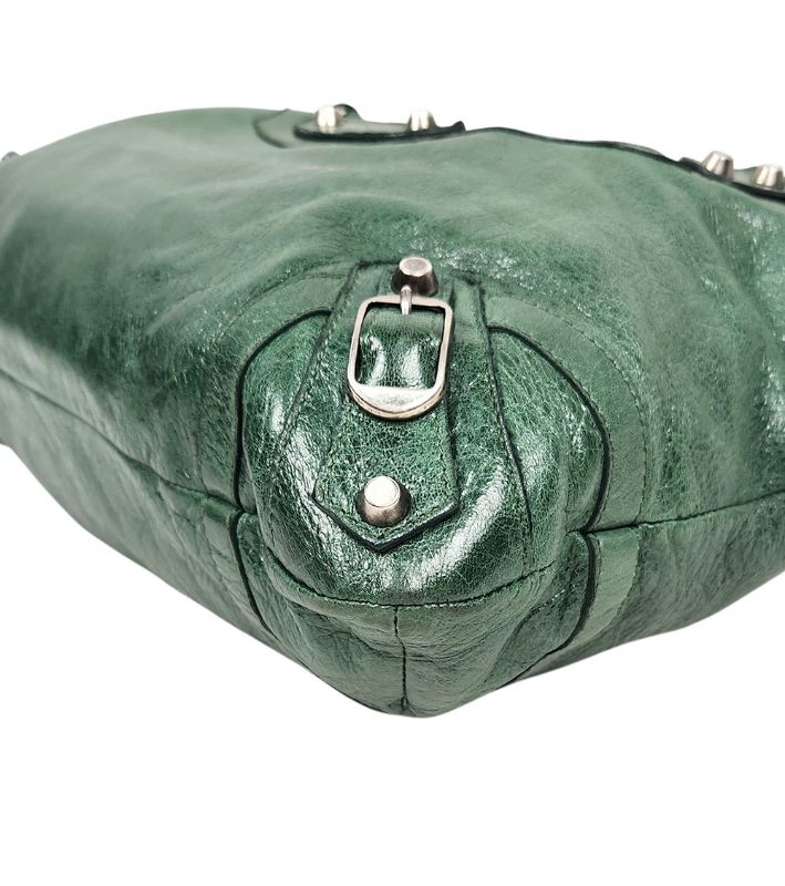 Balenciaga Green Motorbag