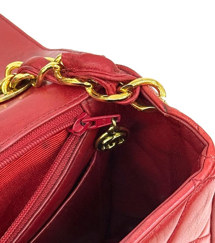 Chanel Red Big CC Crossbody Bag