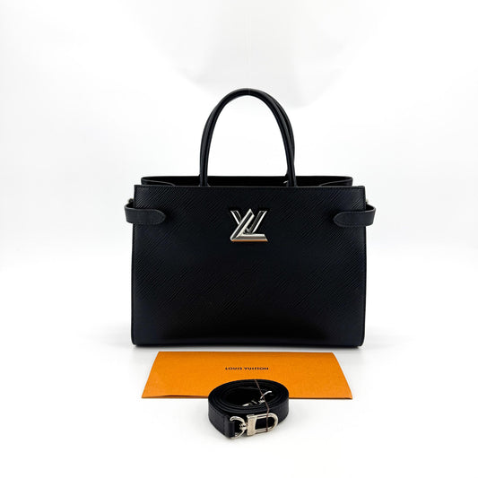 Louis Vuitton Epi Twist Tote Bag Black