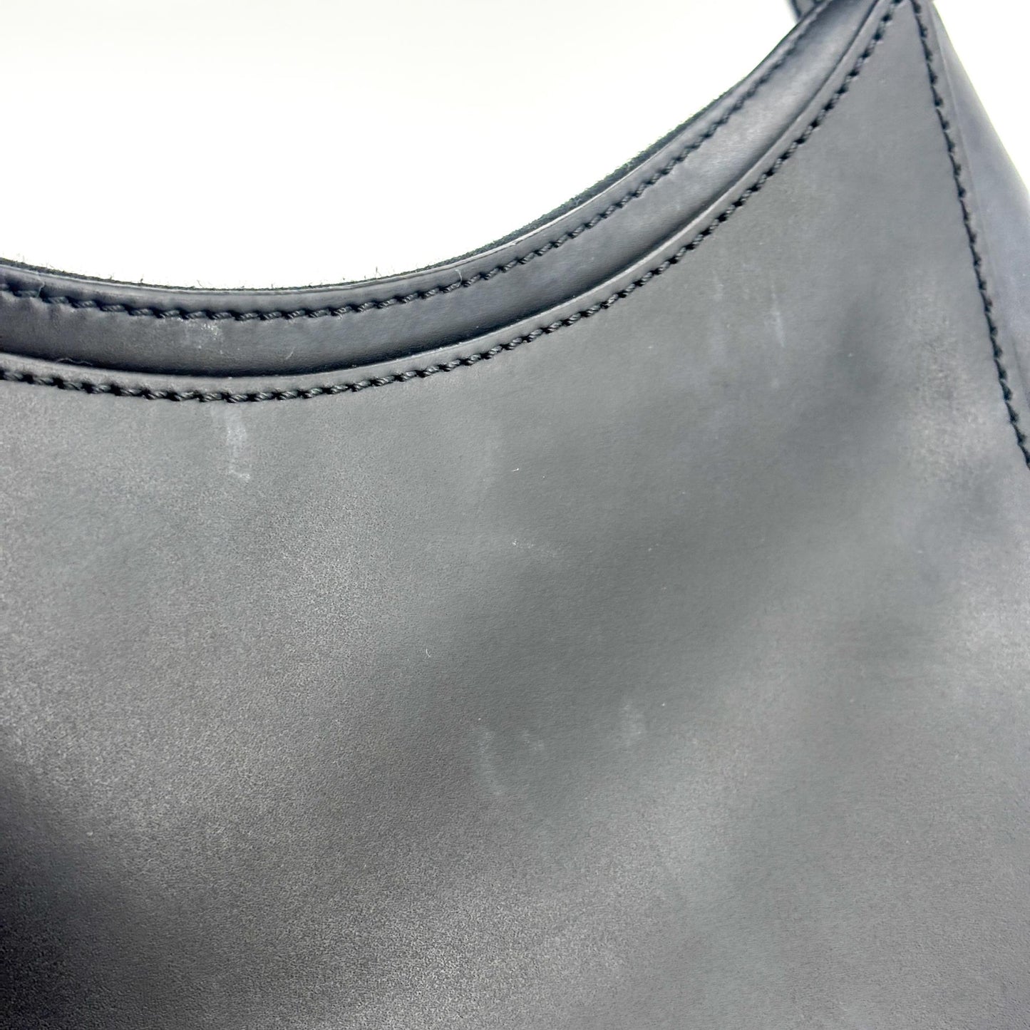 Valentino Garavani VLTN Leather Hobo Bag Black