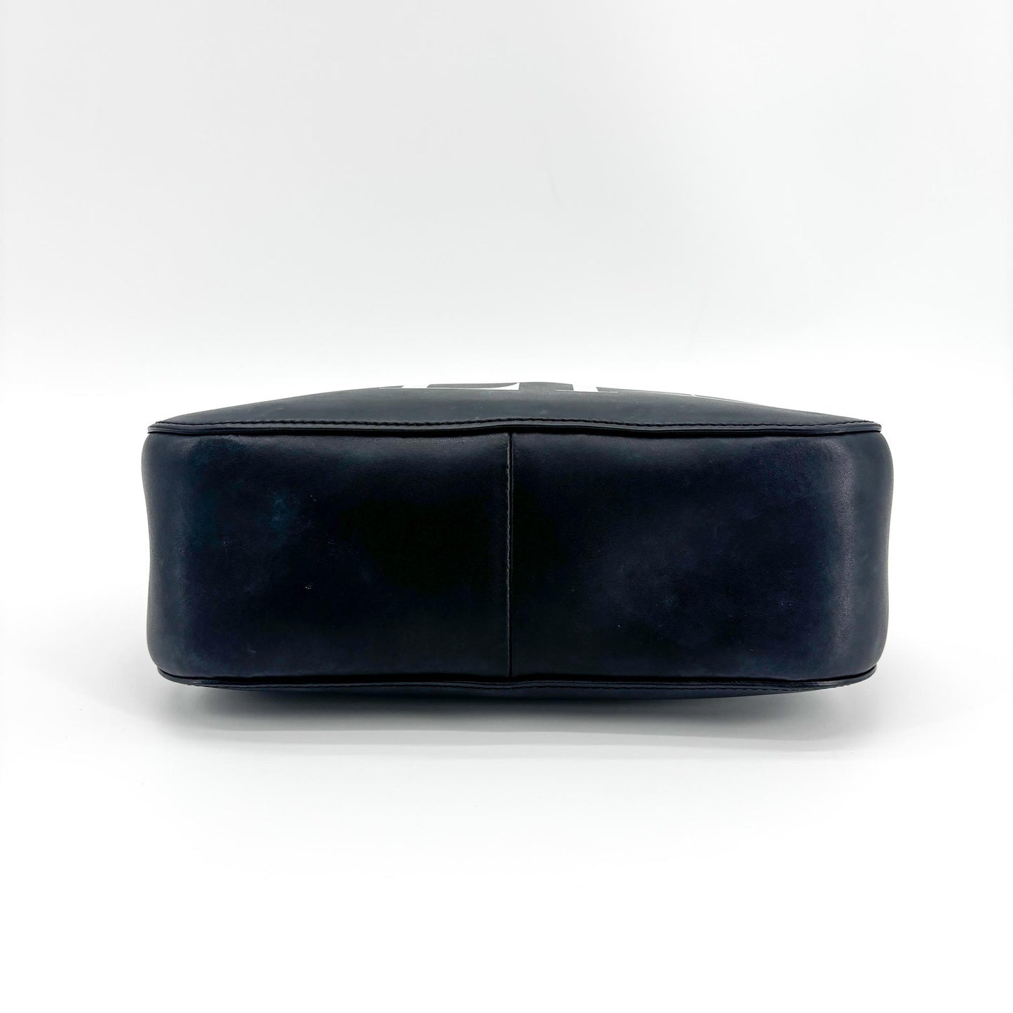 Valentino Garavani VLTN Leather Hobo Bag Black