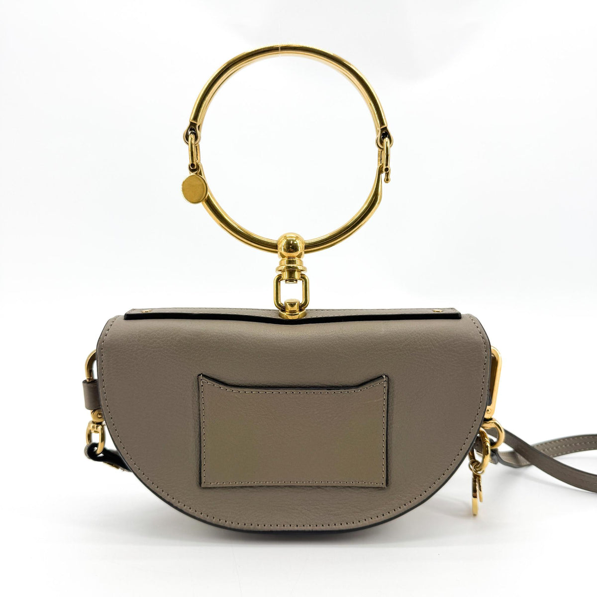 Chloé Nile Small Bracelet Bag Moti Grey