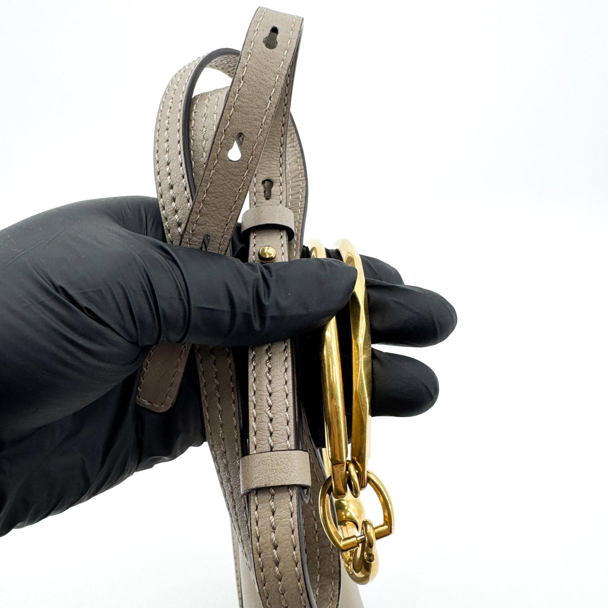 Chloé Nile Small Bracelet Bag Moti Grey