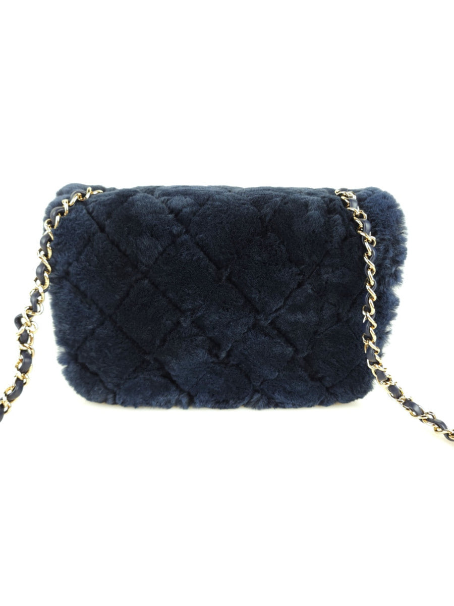 Mini Classic Shearling Flap Shoulder Bag Crossbody Bag