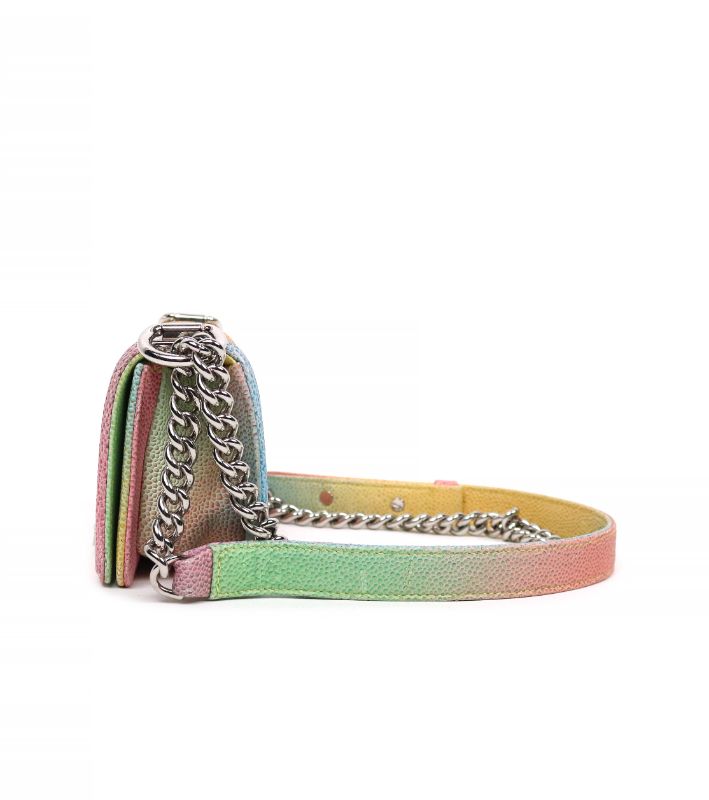 Chanel Rainbow Mini Caviar Boy Bag
