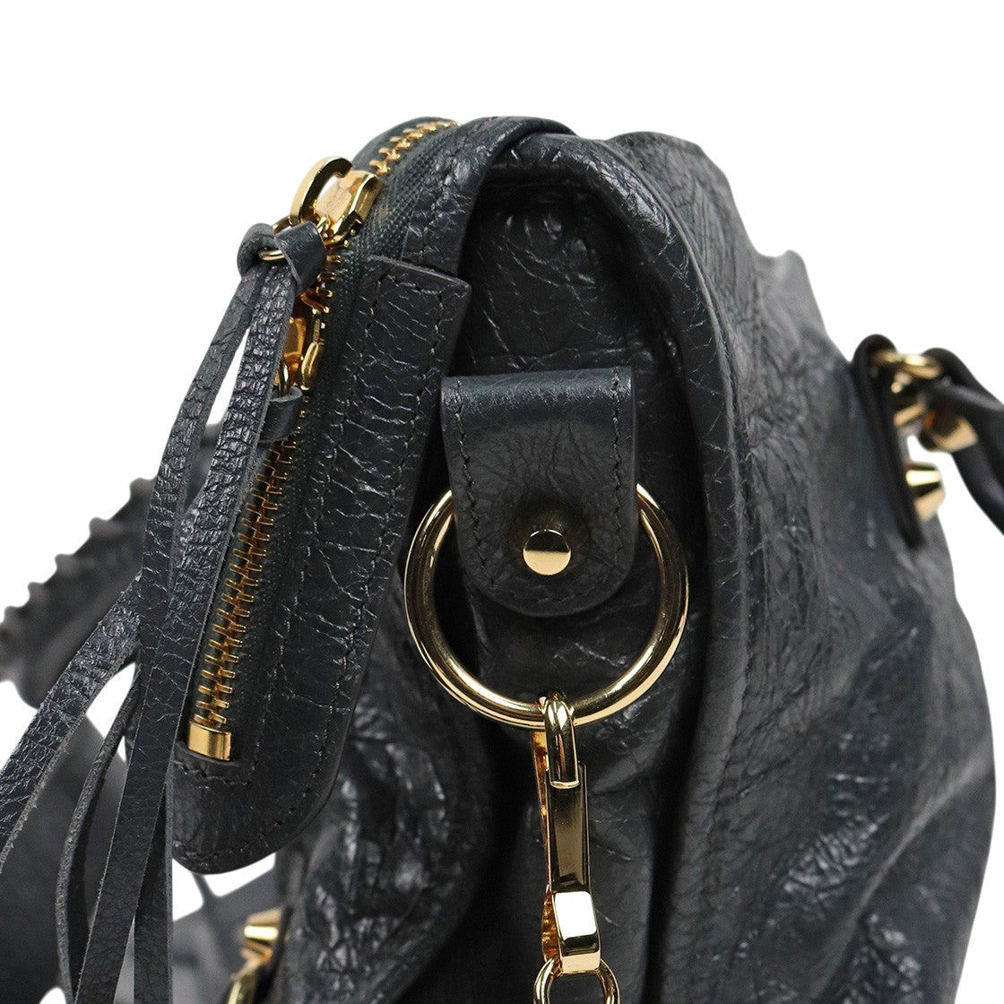 Balenciaga Gray Motor Bag