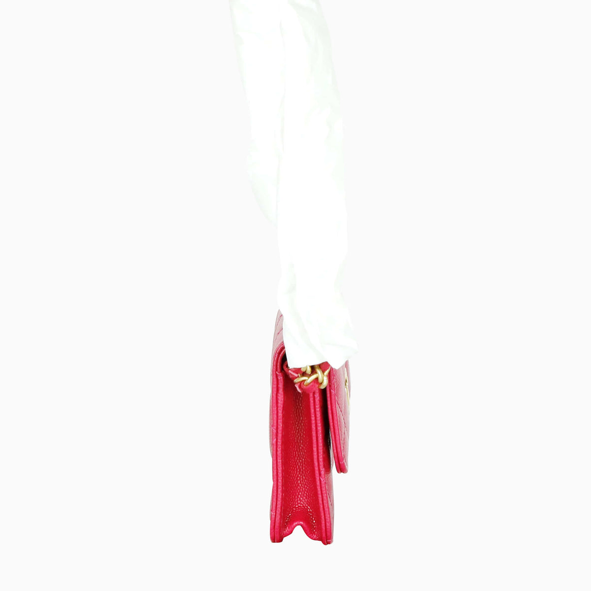 CC Caviar Flap Chain Wallet Crossbody Bag