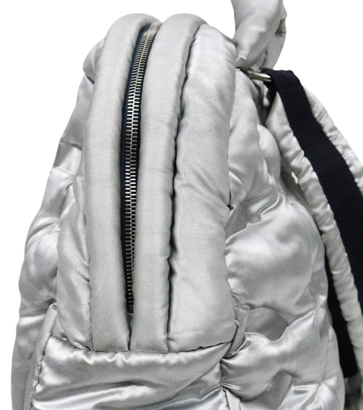 Chanel Silver Doudon Backpack