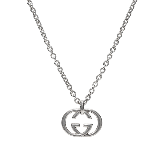 Gucci Interlocking G Silver Necklace