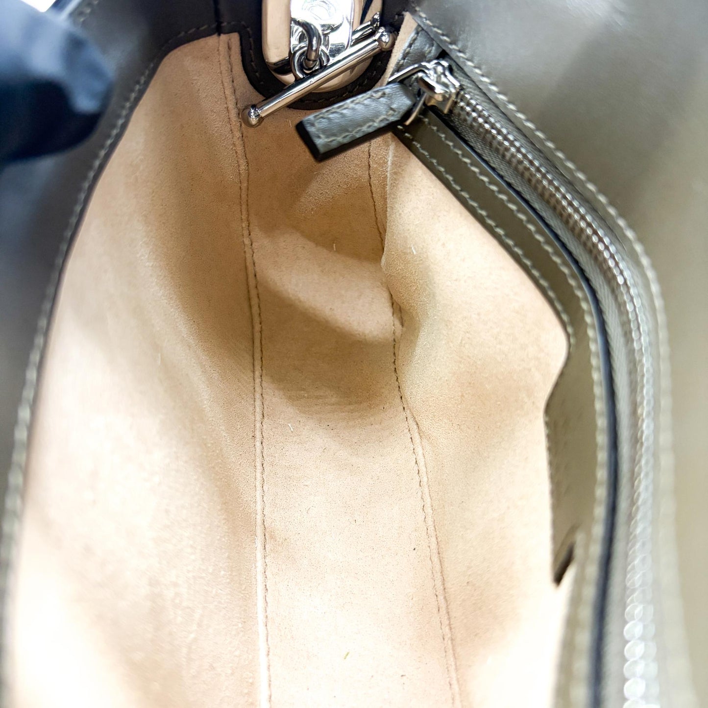 Gucci Blondie Small Shoulder Bag Dark Green Silver Hardware