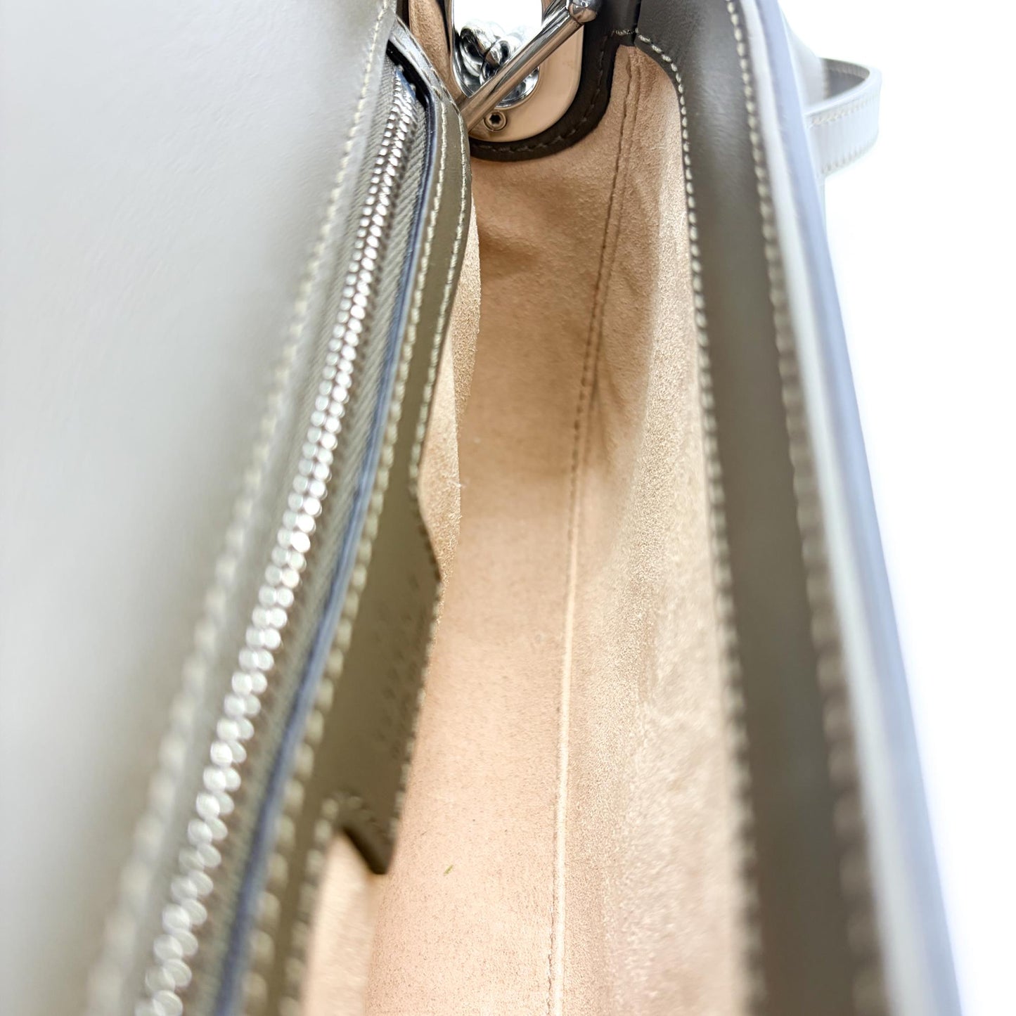 Gucci Blondie Small Shoulder Bag Dark Green Silver Hardware