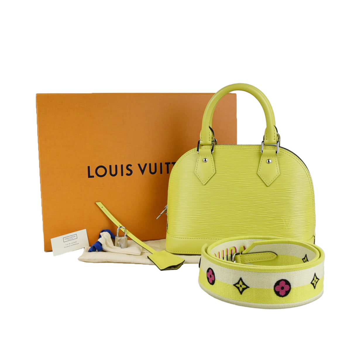 Epi Alma BB Tote Bag Crossbody Bag M57446