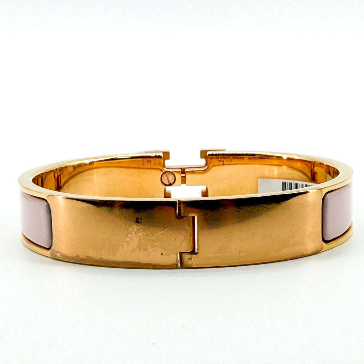 Hermès Click H Bangle Gold Pink PM
