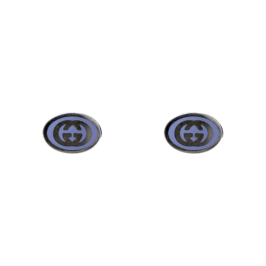 Gucci Interlocking G Enamel Earrings
