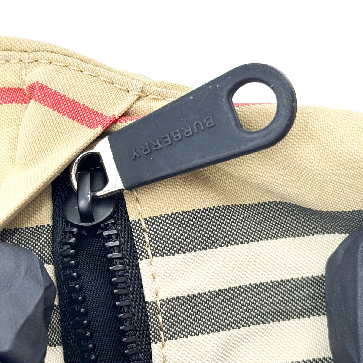 Burberry Phoebe Icon Stripe Econyl Drawcord Pouch