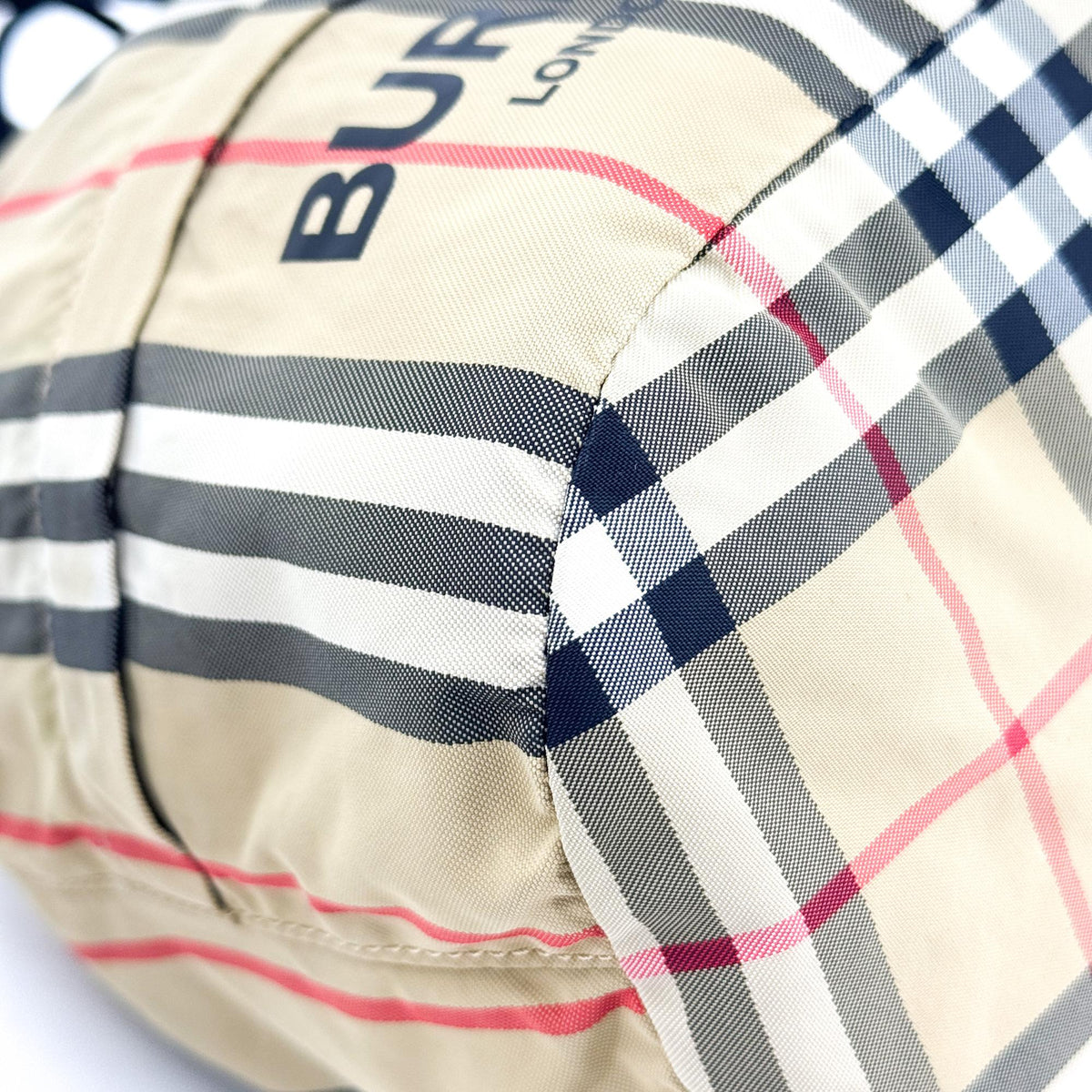 Burberry Phoebe Icon Stripe Econyl Drawcord Pouch