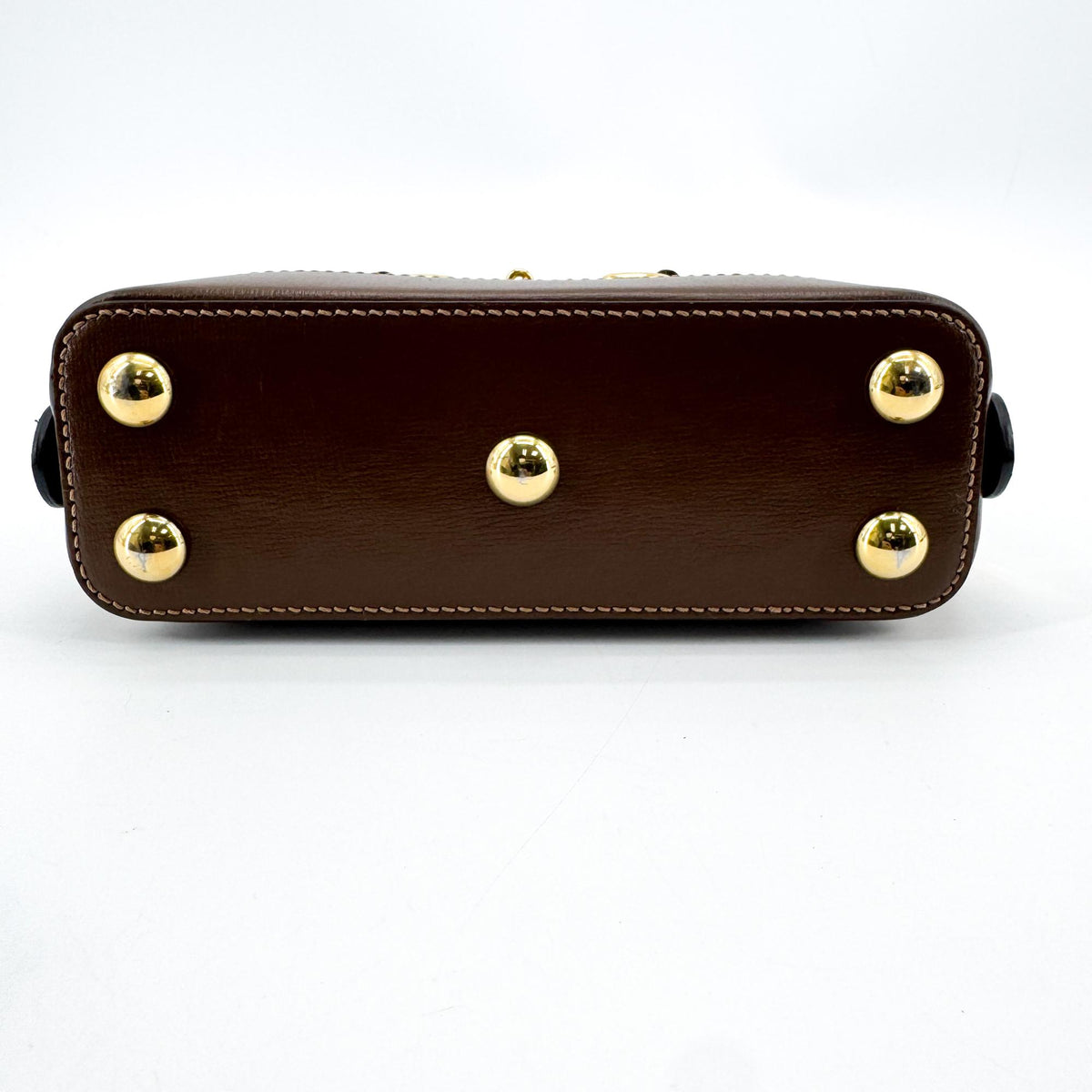 Gucci Horsebit 1955 Mini Top Handle Bag GG Supreme Brown