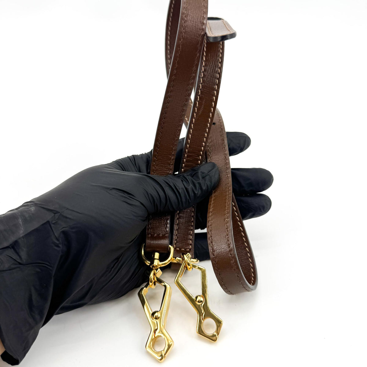 Gucci Horsebit 1955 Mini Top Handle Bag GG Supreme Brown