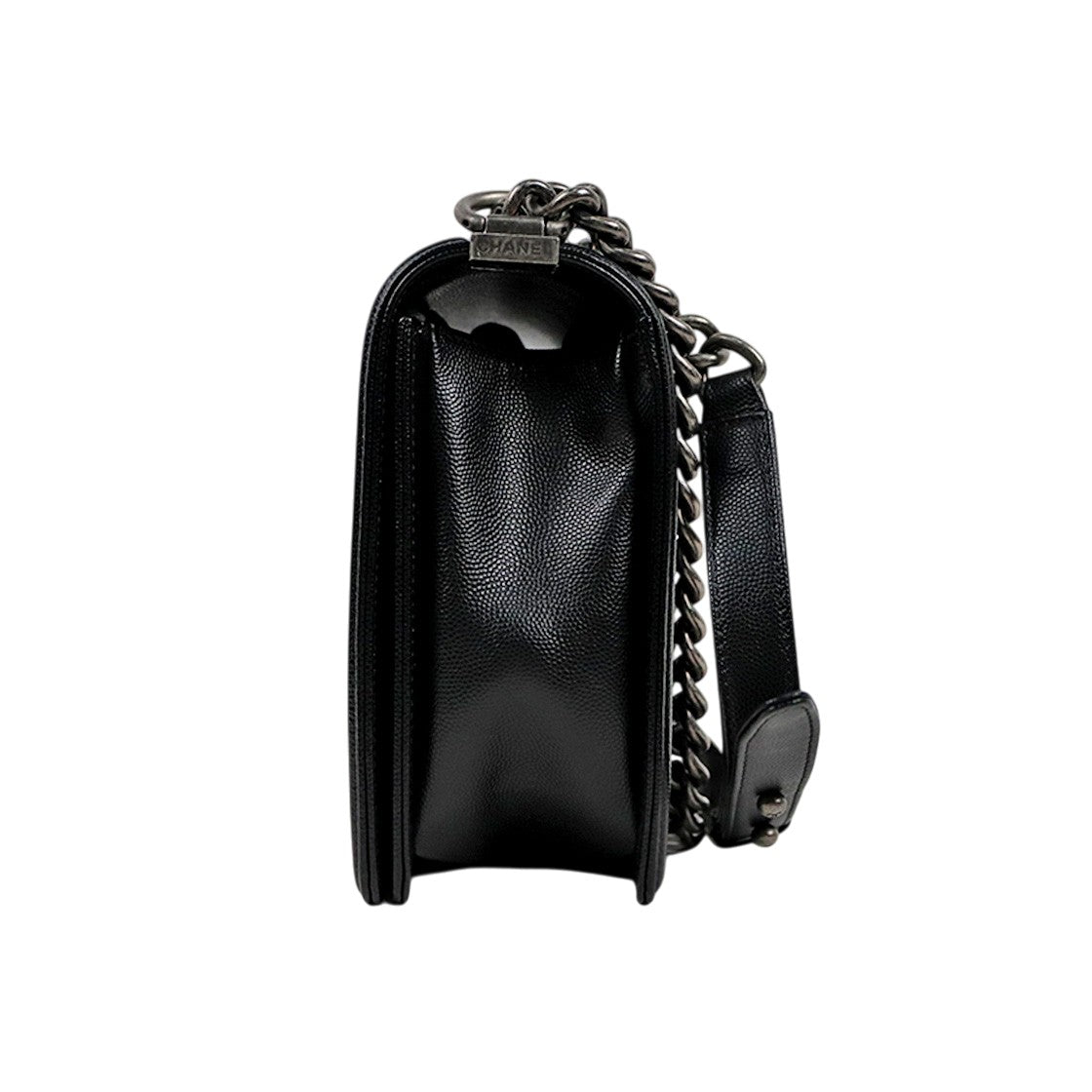 Chanel Black Large Caviar Boy Bag