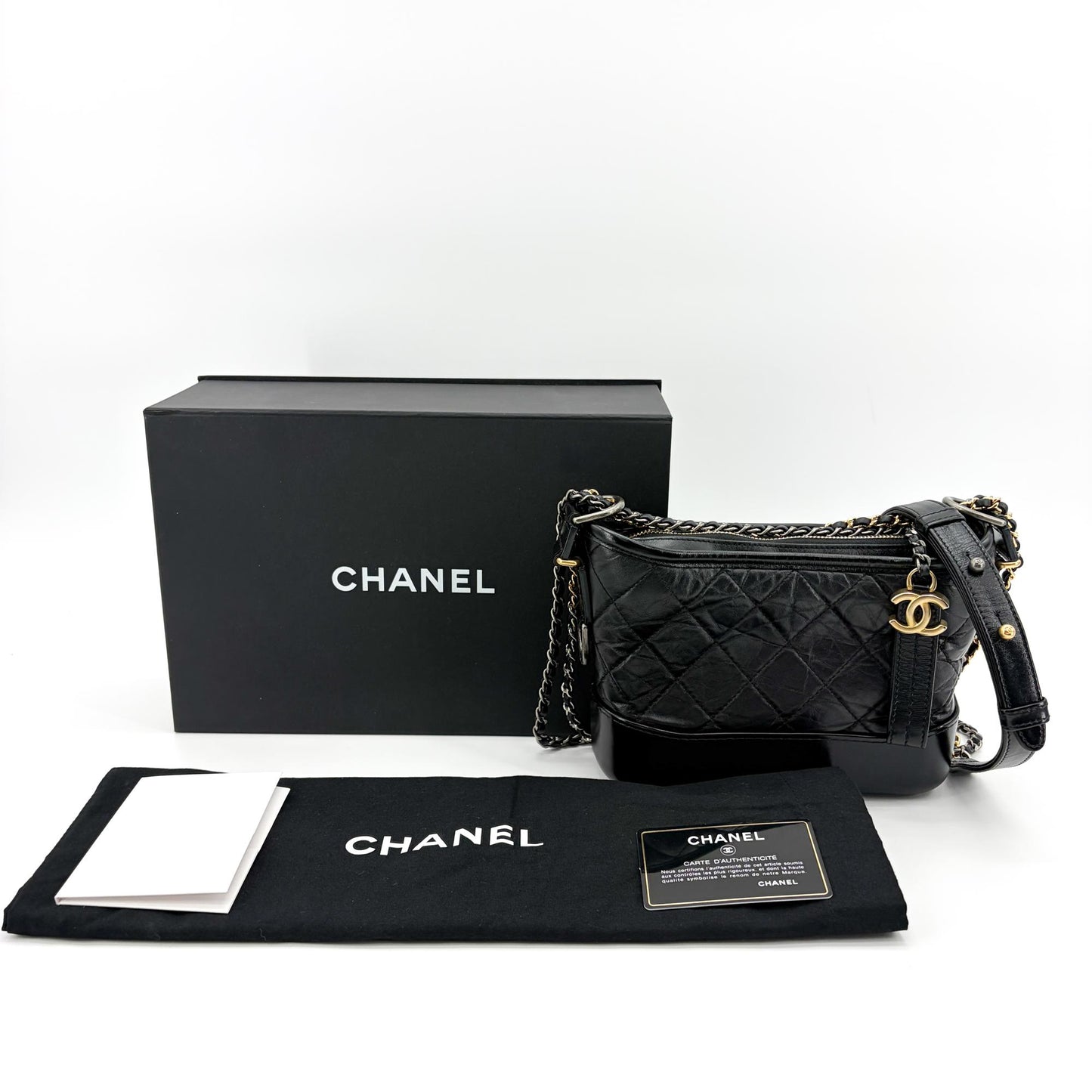 Chanel Gabrielle Small Hobo Bag Black