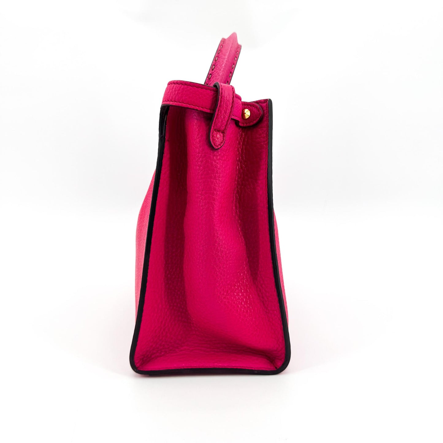 Fendi Peekaboo X-Lite Medium Tote Bag Pink Gold Hardware