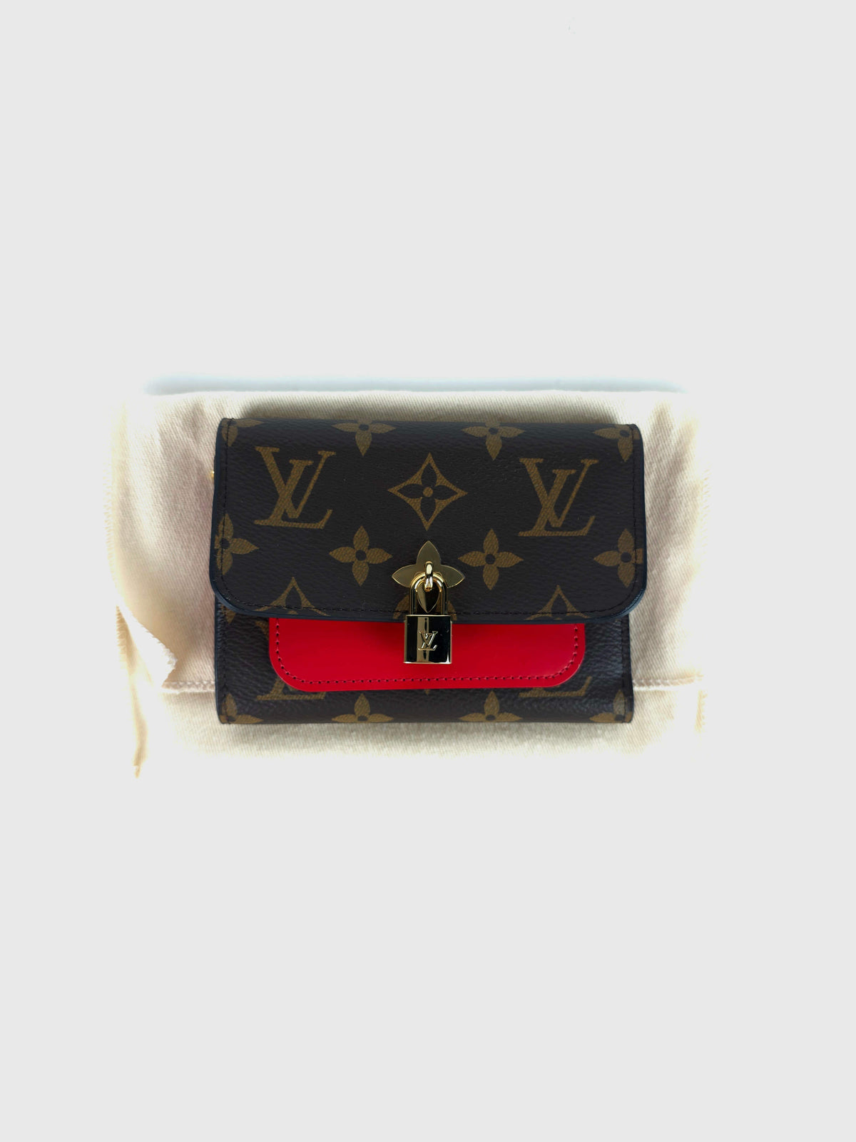 Monogram Flower Compact 3-fold Wallet