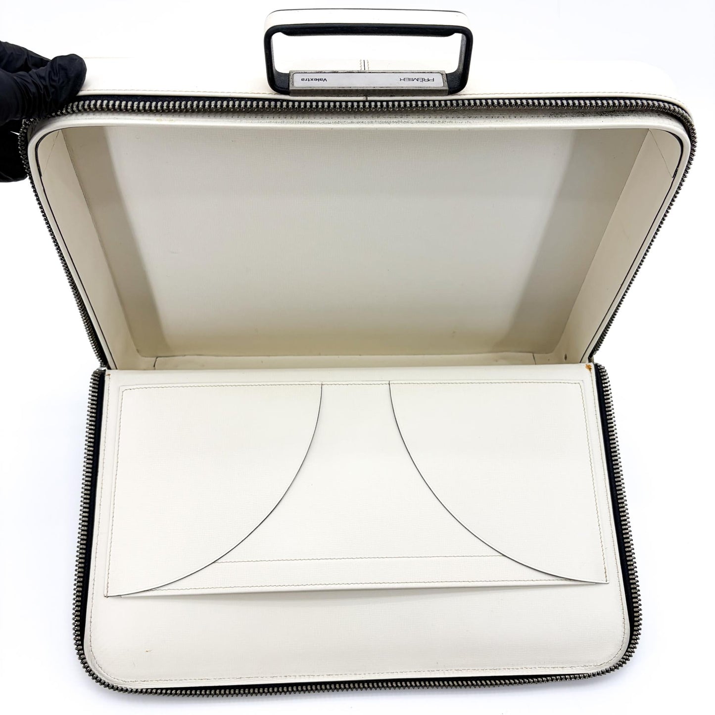 Valextra Premier Briefcase White