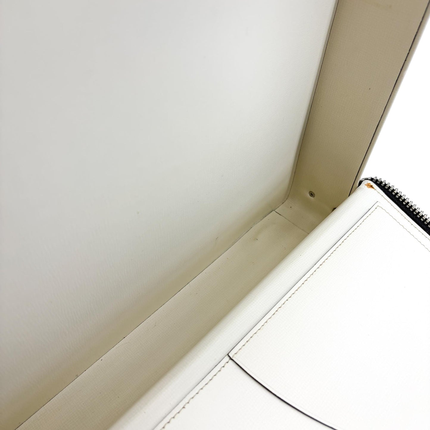 Valextra Premier Briefcase White