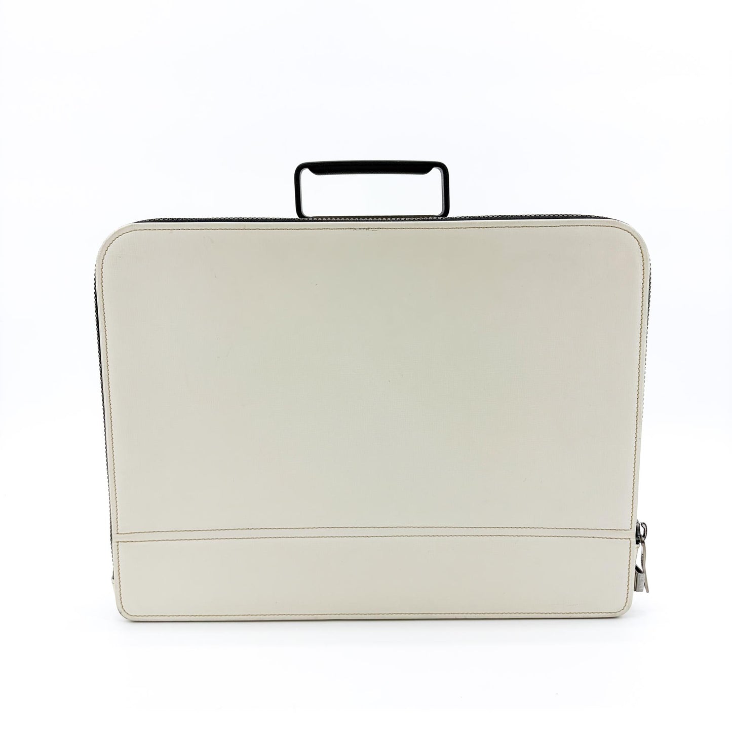 Valextra Premier Briefcase White