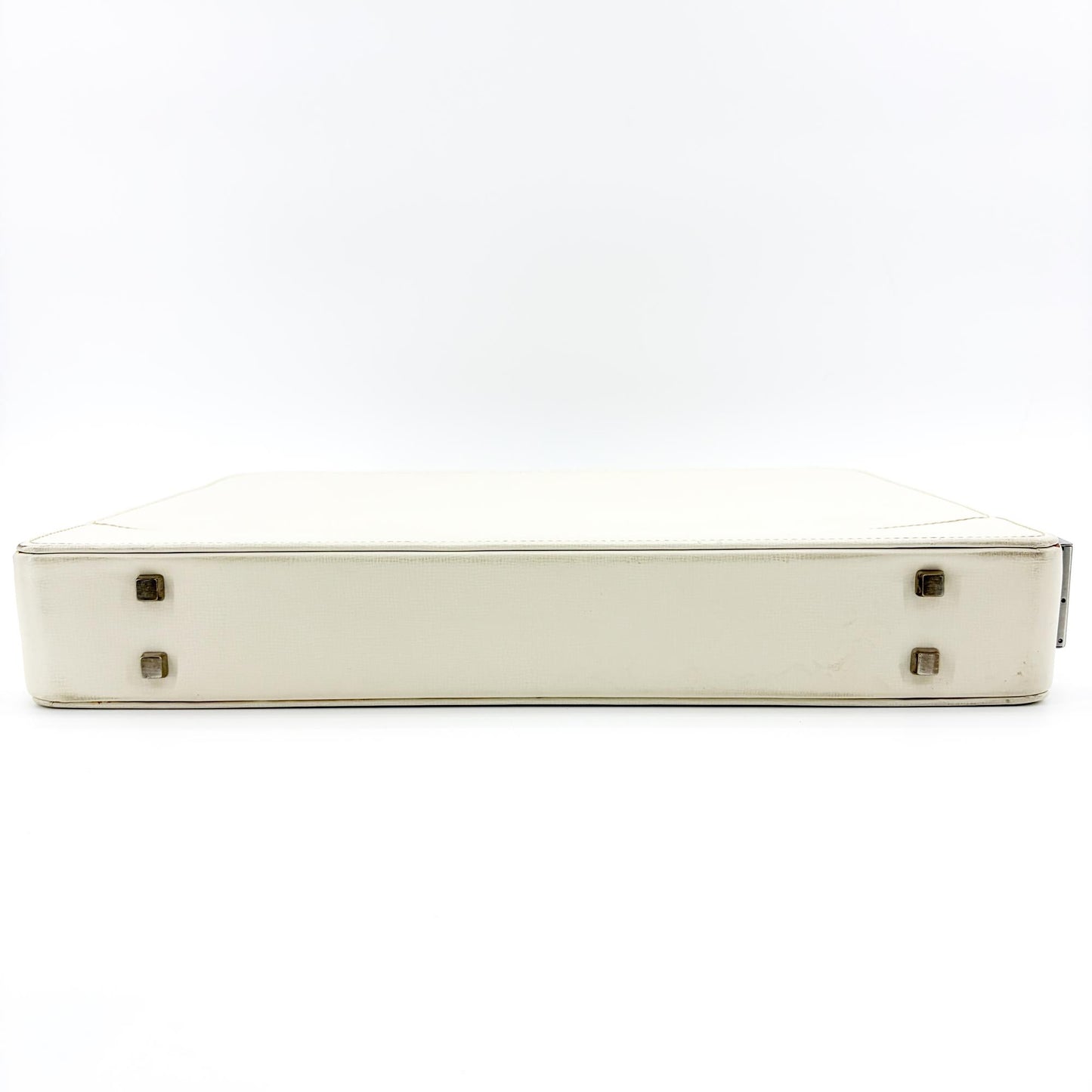 Valextra Premier Briefcase White
