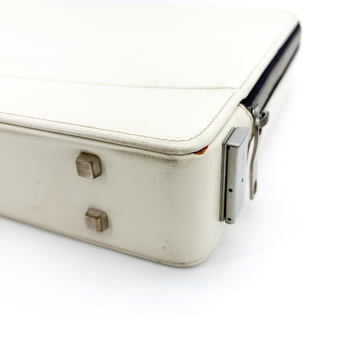 Valextra Premier Briefcase White