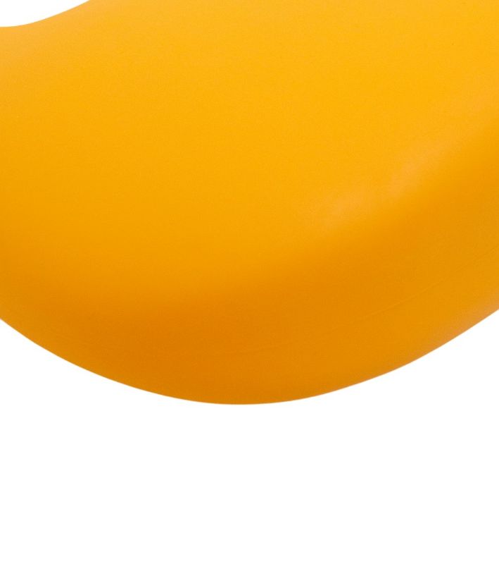 Bottega Veneta Yellow Matte Rubber Punch Shoulder Bag