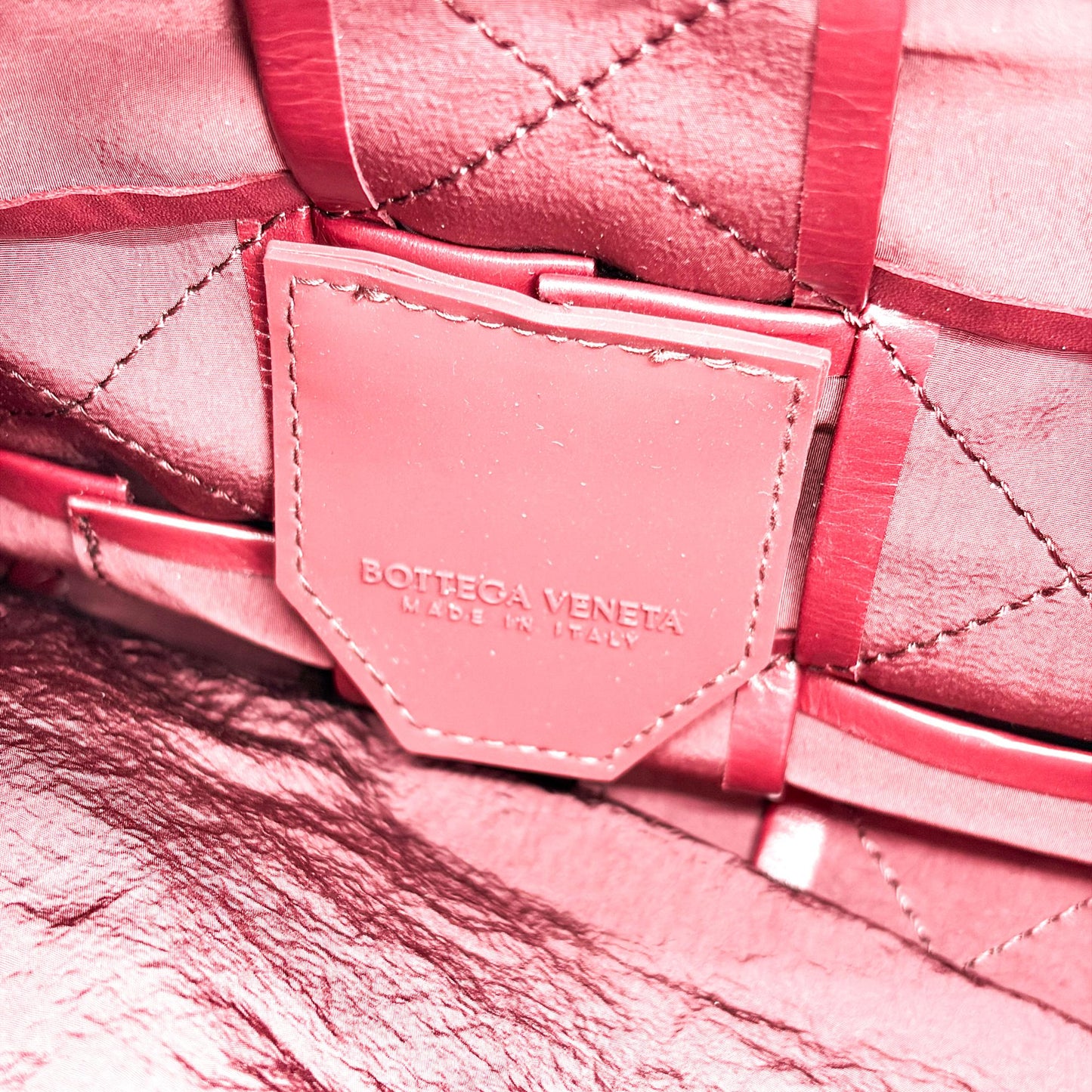 Bottega Veneta Cassette Bag Burgundy
