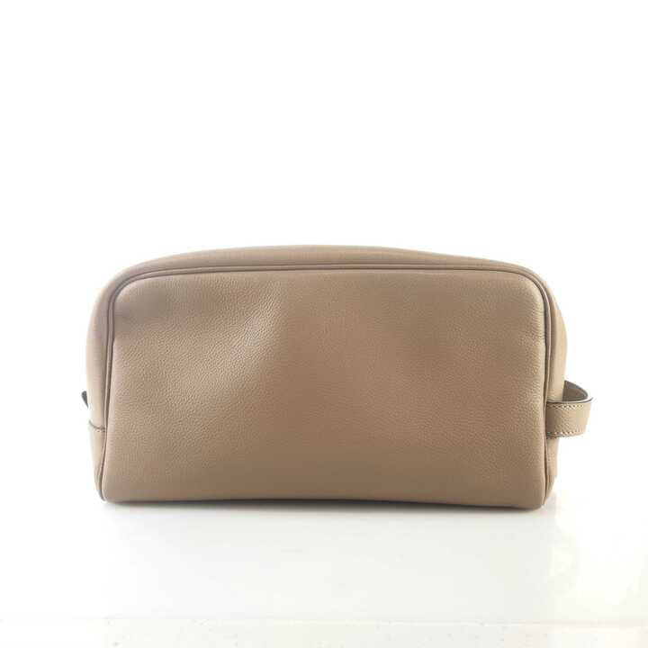 Dob Kit Leather Pouch (Beige) 7AS378