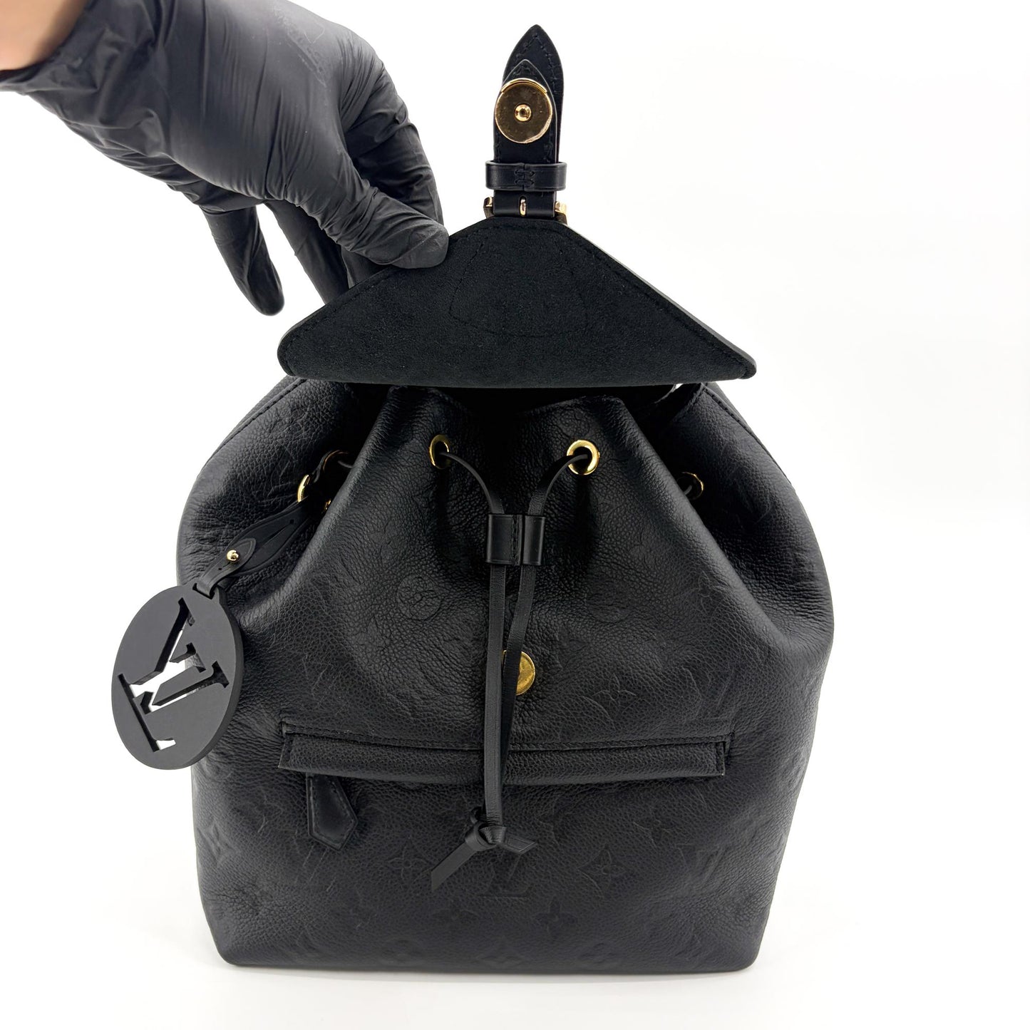 Louis Vuitton Montsouris PM Monogram Empreinte Black