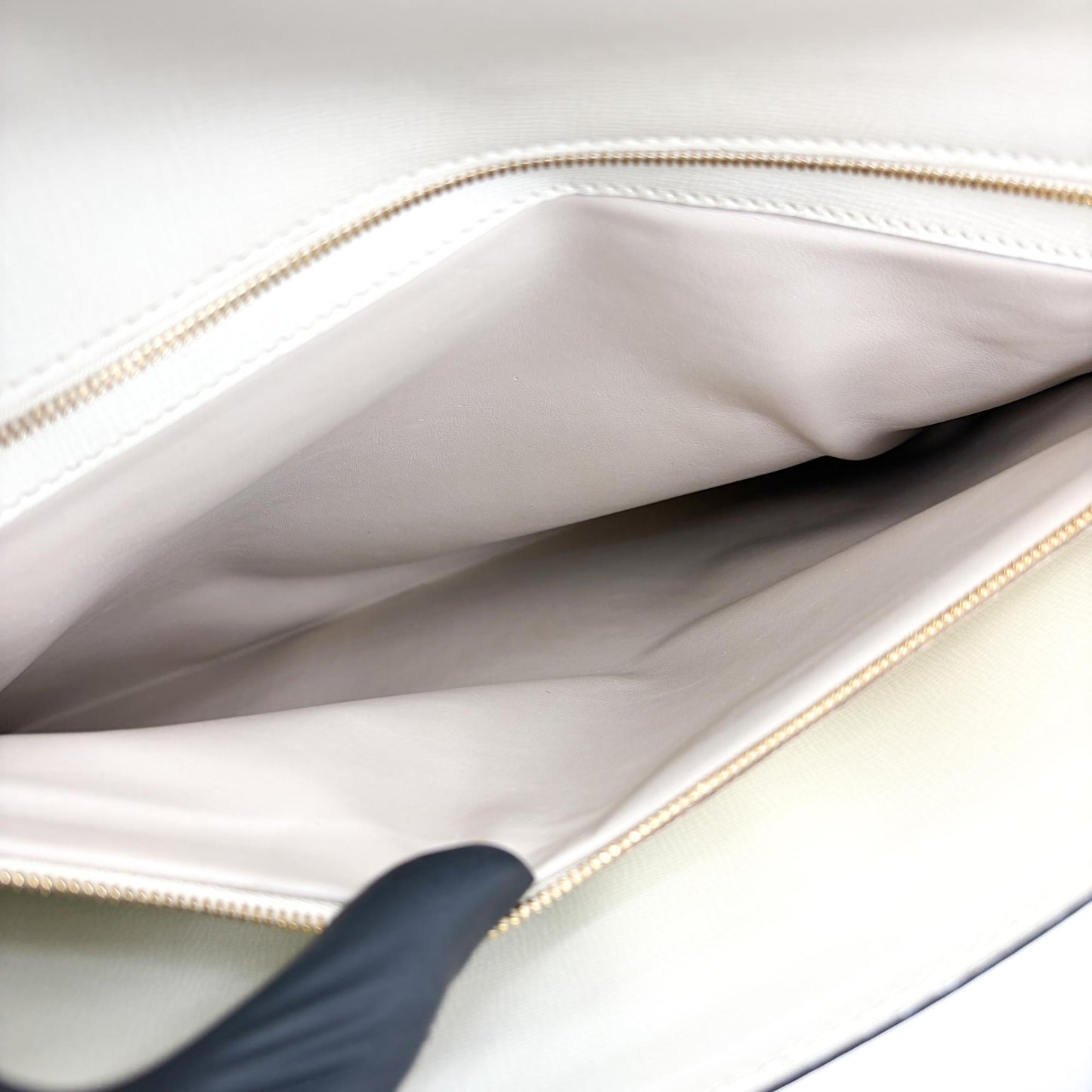 Valextra Premiere Briefcase White