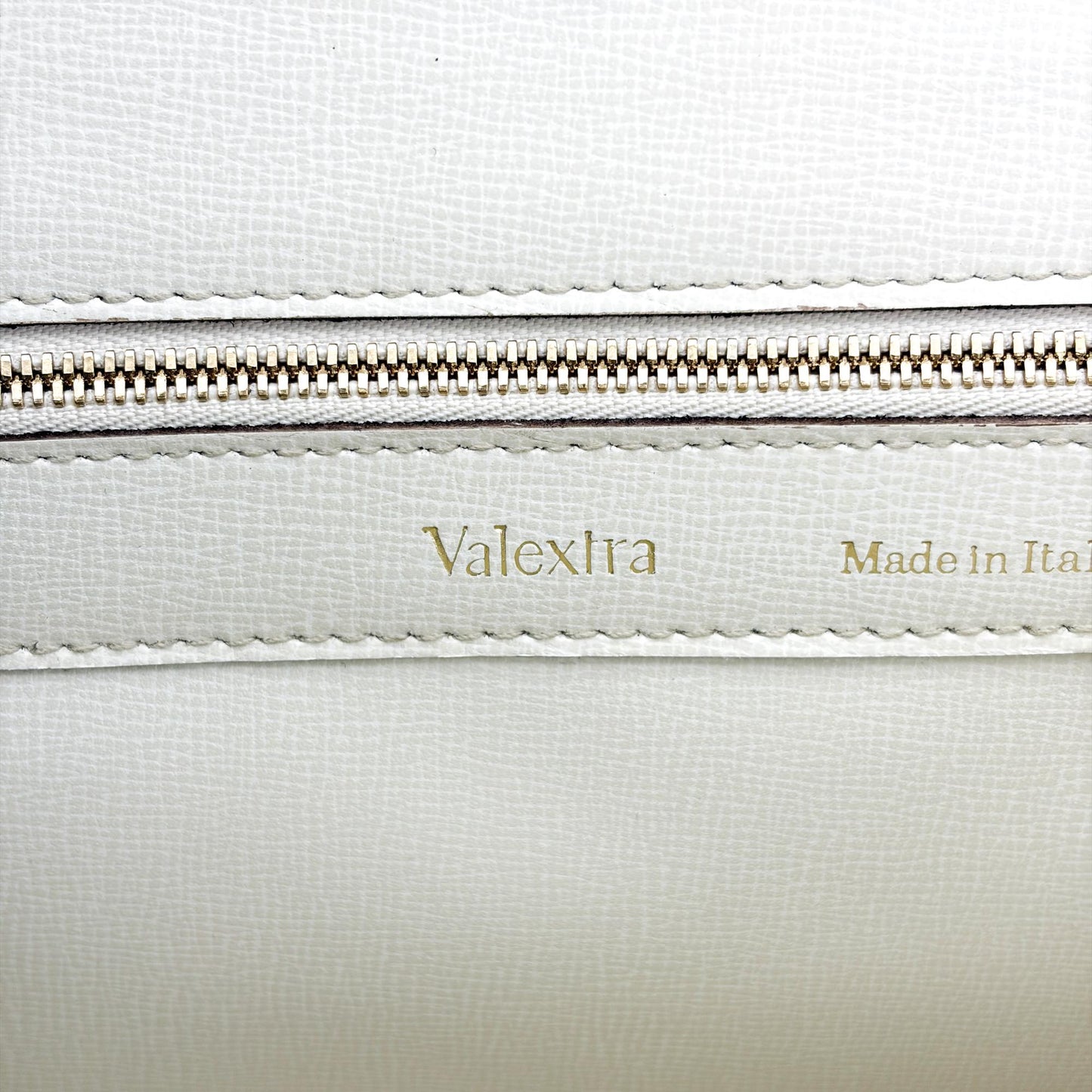 Valextra Premiere Briefcase White