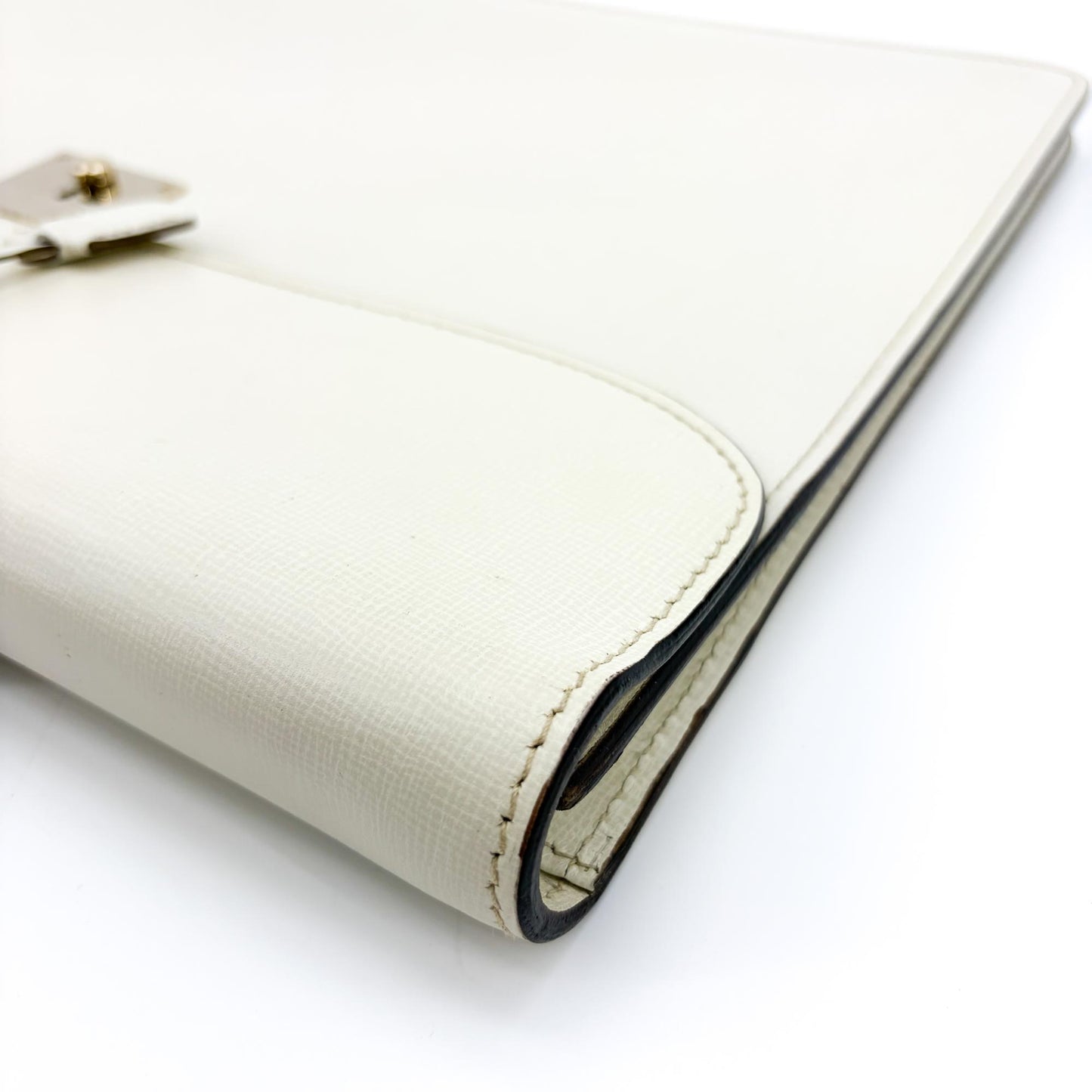 Valextra Premiere Briefcase White