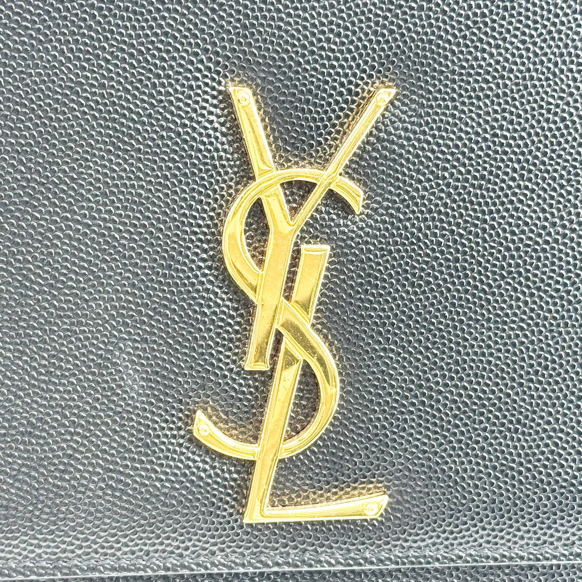 Saint Laurent Monogram Kate Small Shoulder Bag Black Gold Hardware