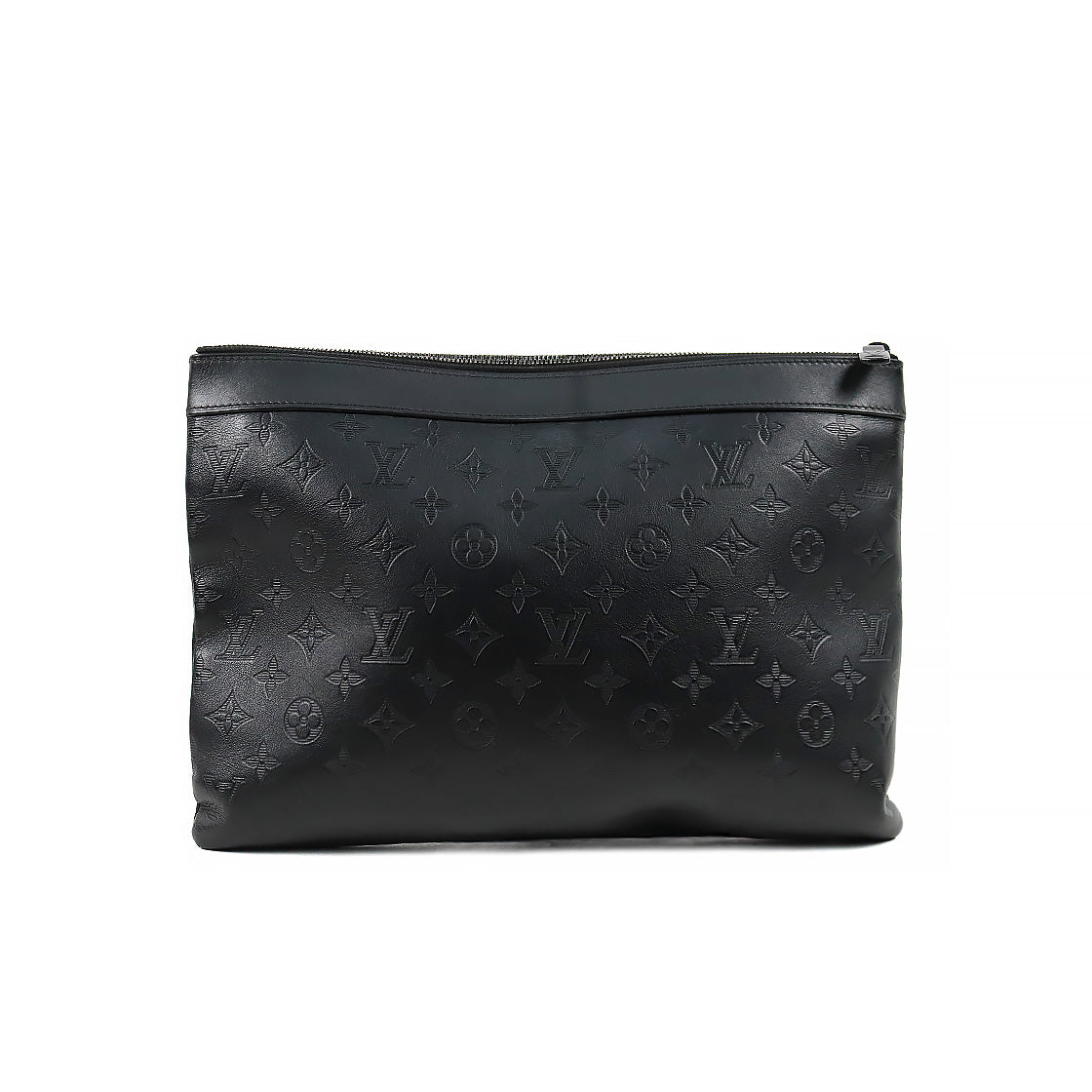 Louis Vuitton Black Shadow Pochette Clutch