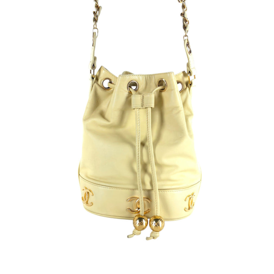 Triple CC Logo Bucket Bag Shoulder Bag