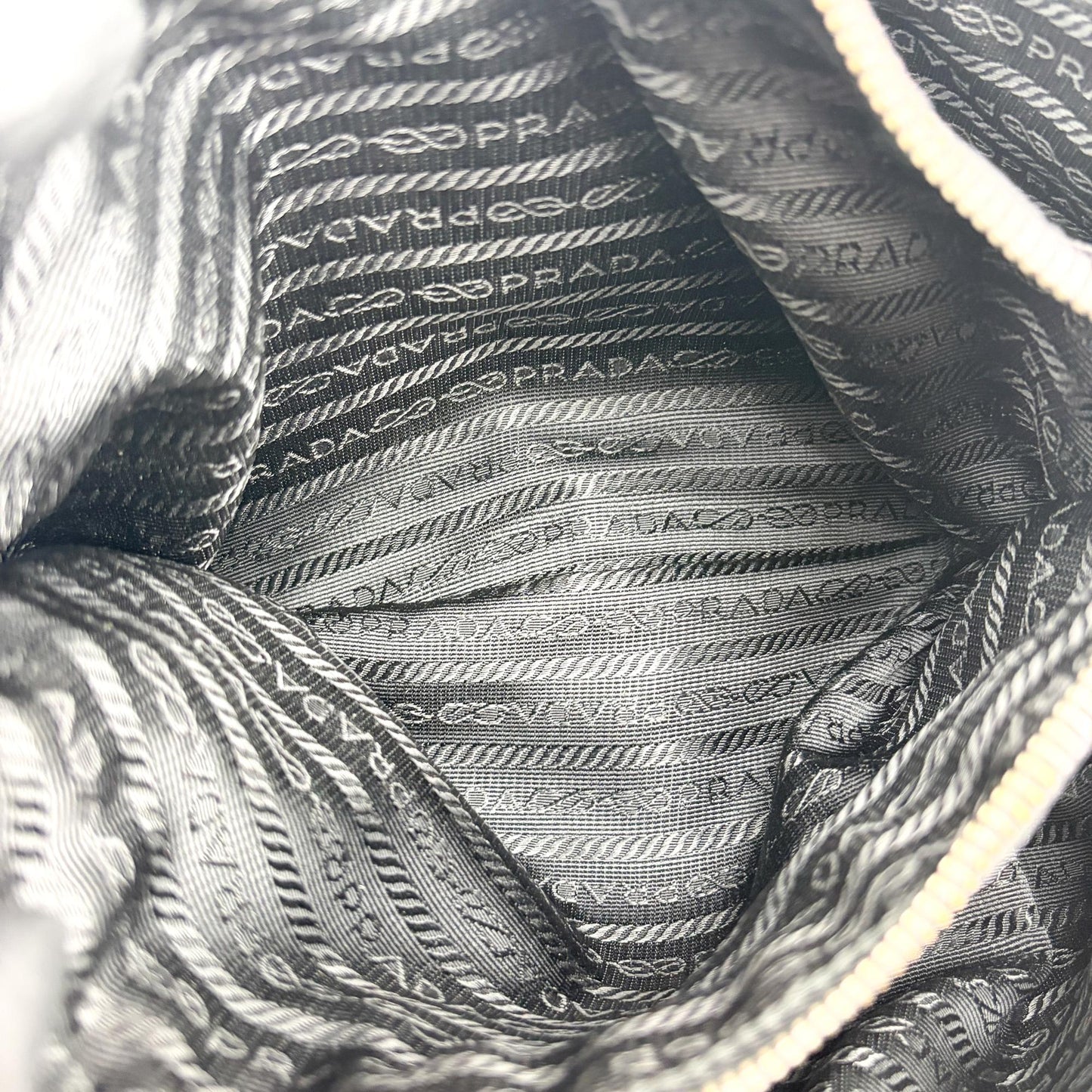 Prada Tessuto Nylon Shoulder Bag Black