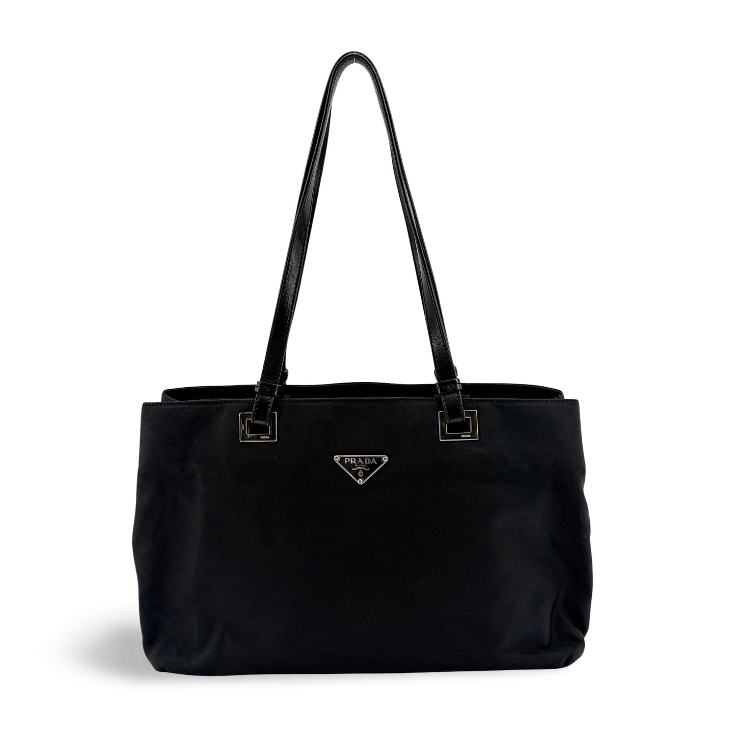 Prada Tessuto Nylon Shoulder Bag Black