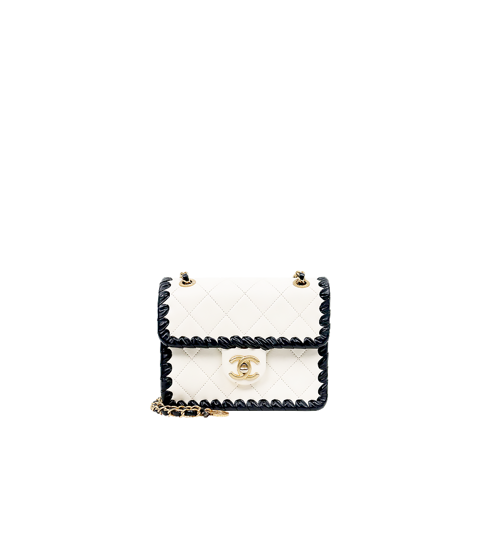 Chanel Mini White Flap Shoulder Bag