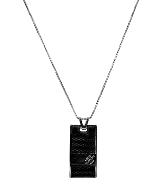 Louis Vuitton Damier Graphite Necklace