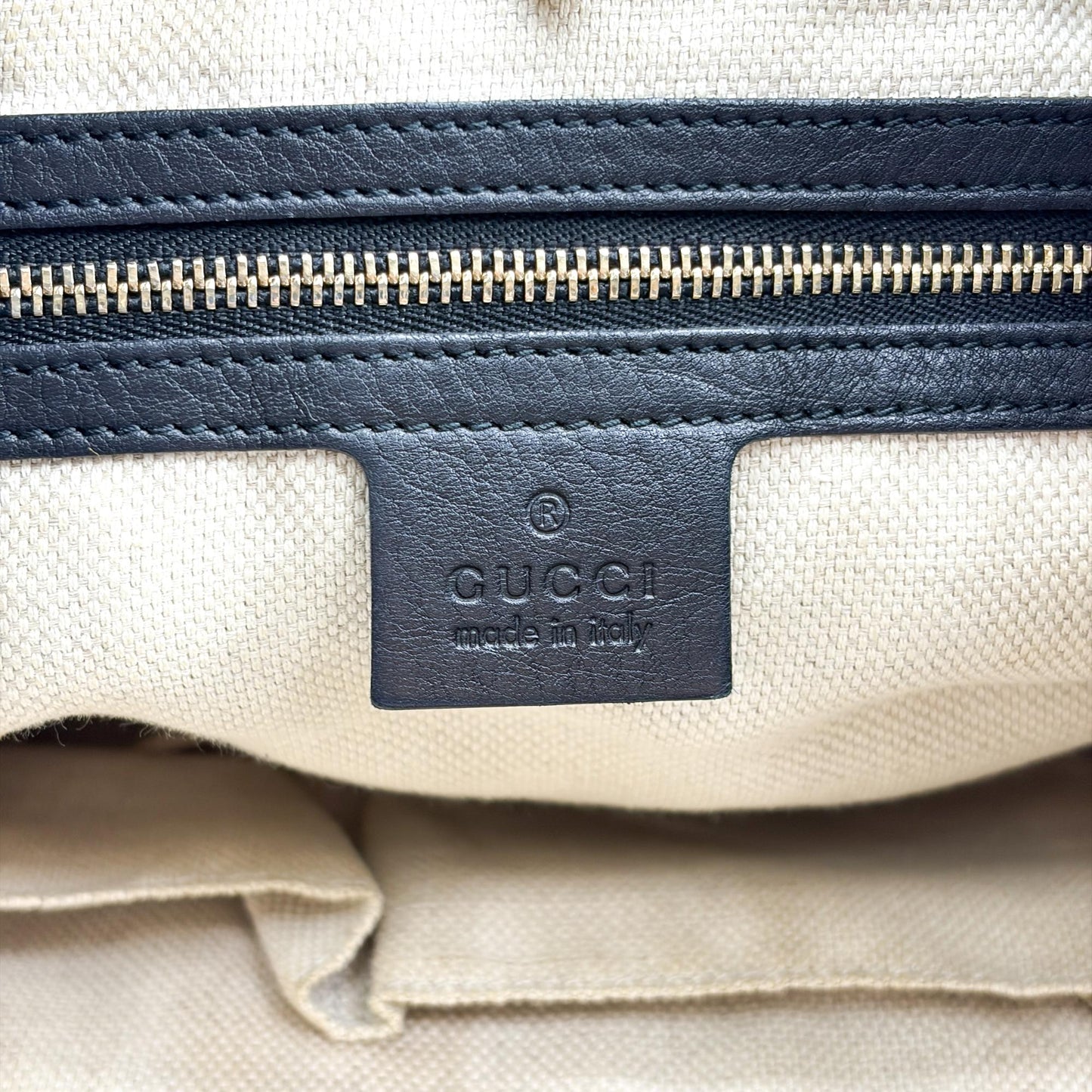 Gucci Soho Tassel Chain Shoulder Bag Black