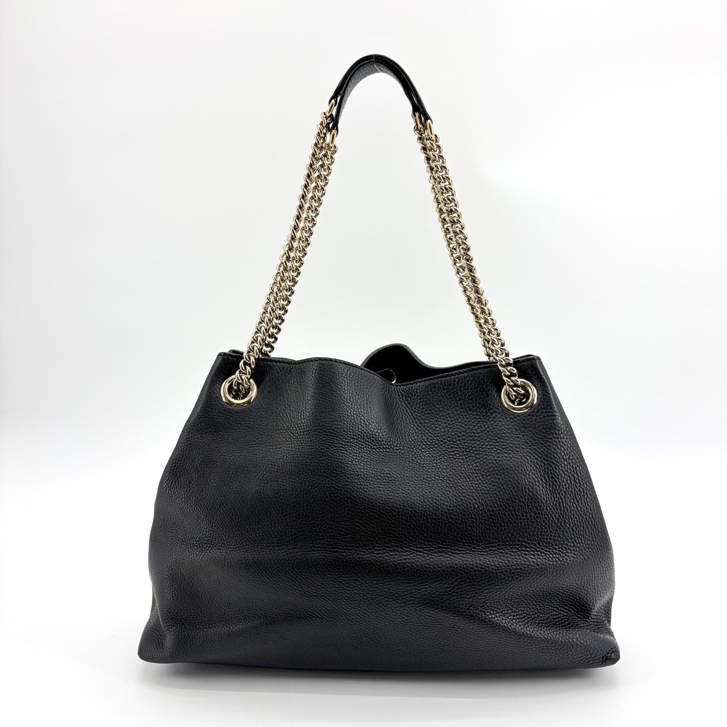 Gucci Soho Tassel Chain Shoulder Bag Black